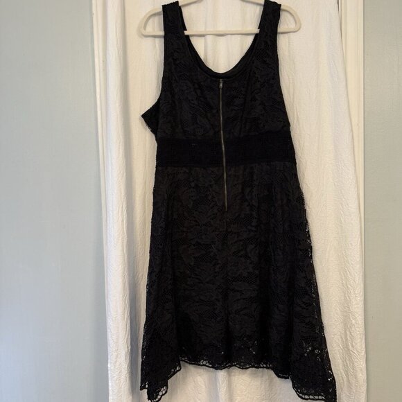 AMERICAN RAG Plus Size Black Lace Fit & Flare Dress, NWT Size 3X - Picture 10 of 13